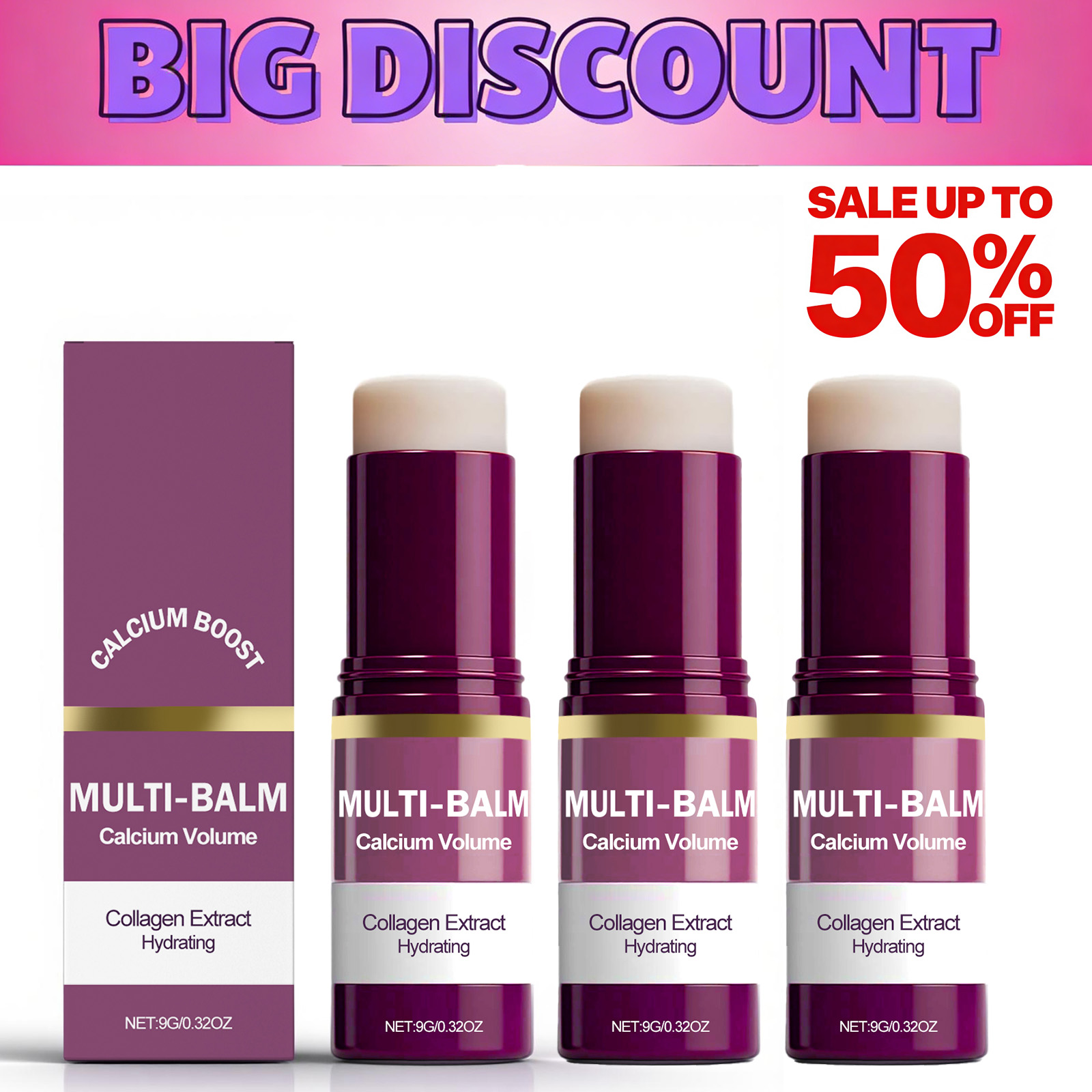 Luxury Skincare Brands - Korean Calcium Volume Multi Balm Stick