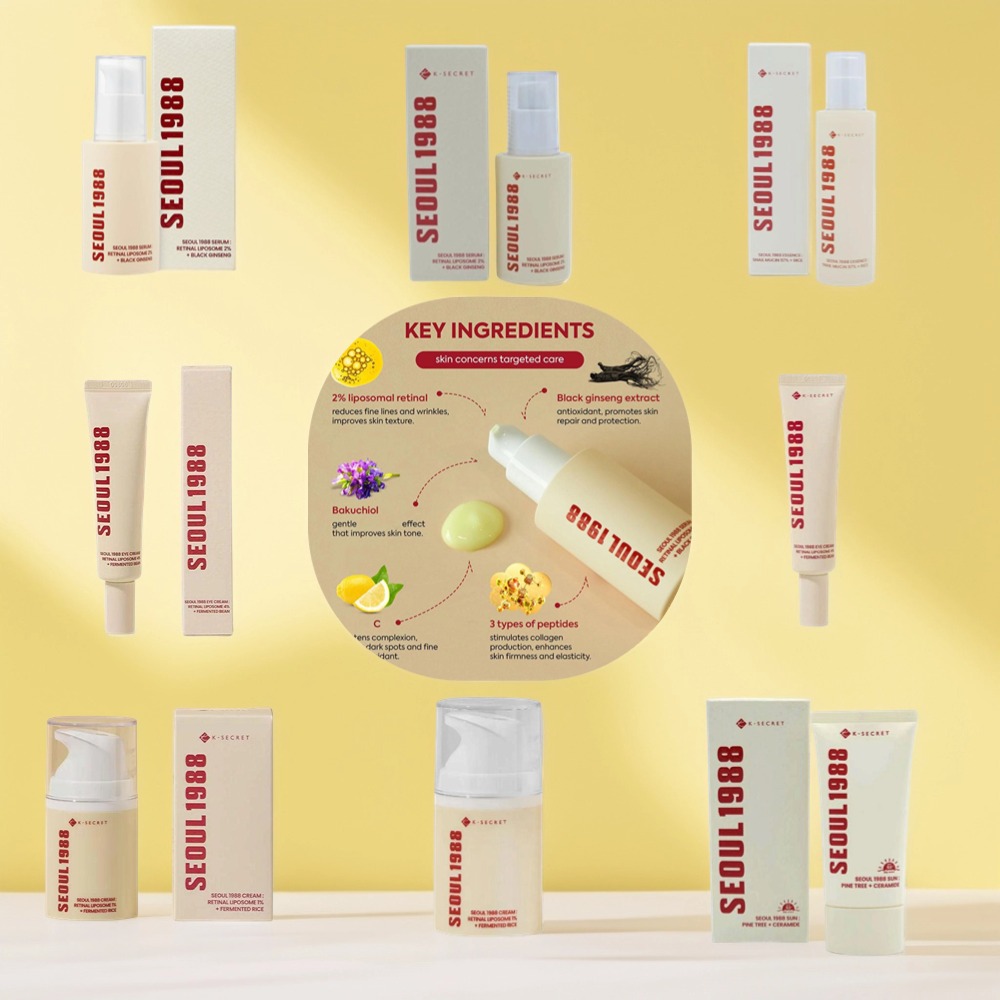 Luxury Skincare Brands - Korean Seoul 1988 Set Retinol Eye