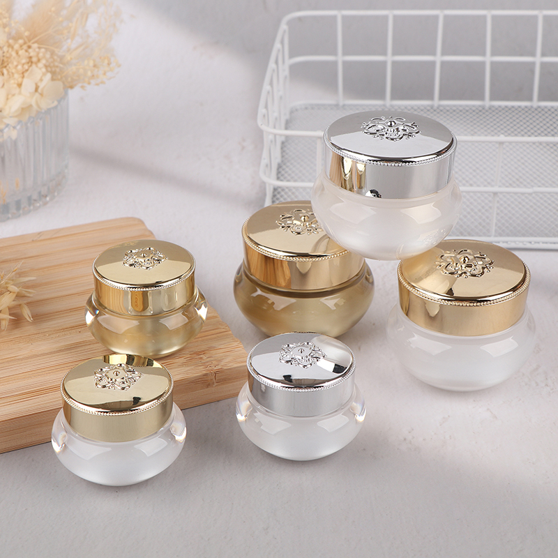 Luxury Skincare Makeup - Acrylic Empty Travel Cream Jars 5/10/20g