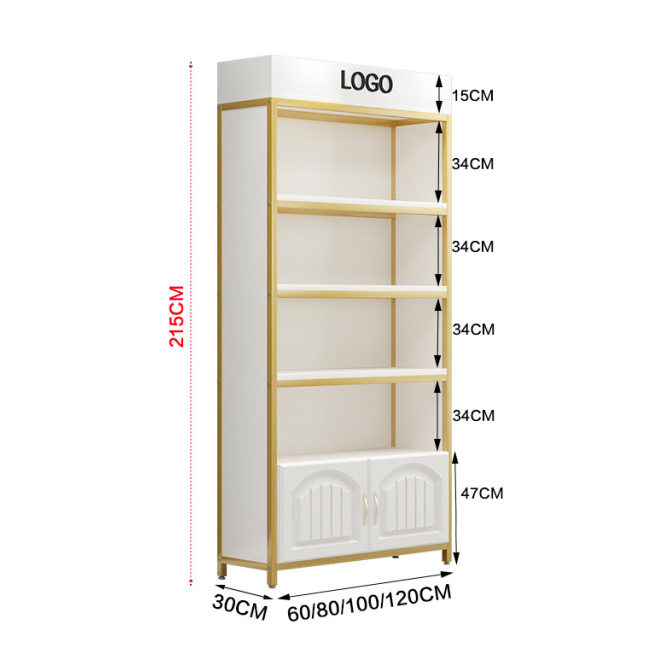 Luxury Skincare Shop - Cabinet Shelf Custom Luxury Skincare Salon