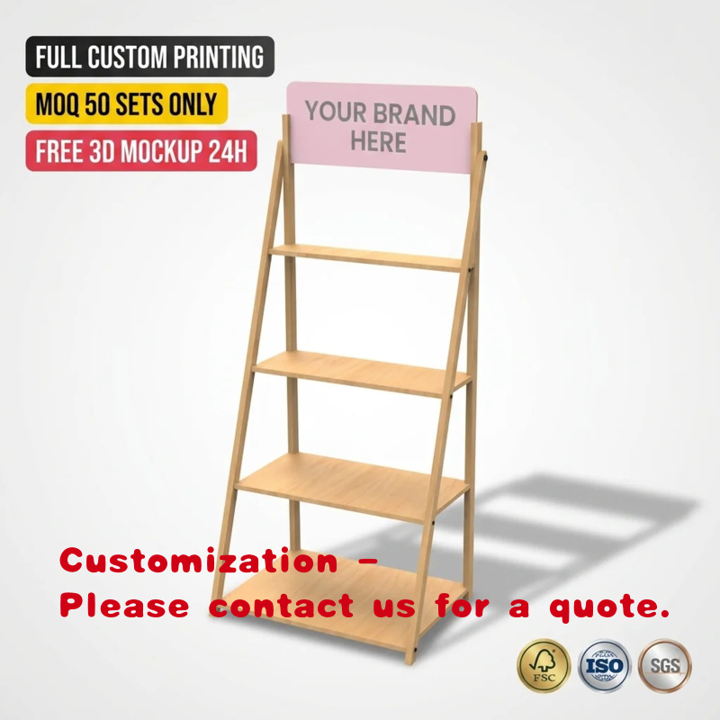 Luxury Skincare Shop - custom.Custom Luxury Wooden Cosmetic Display Stand