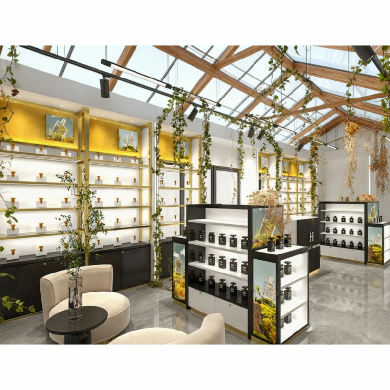 Luxury Skincare Shop - custom.Skin Care Shelves Showcases Perfume Perfume