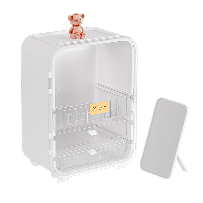 Luxury Skincare Makeup - Nordic Luxury Desktop Cosmetics Storage Box