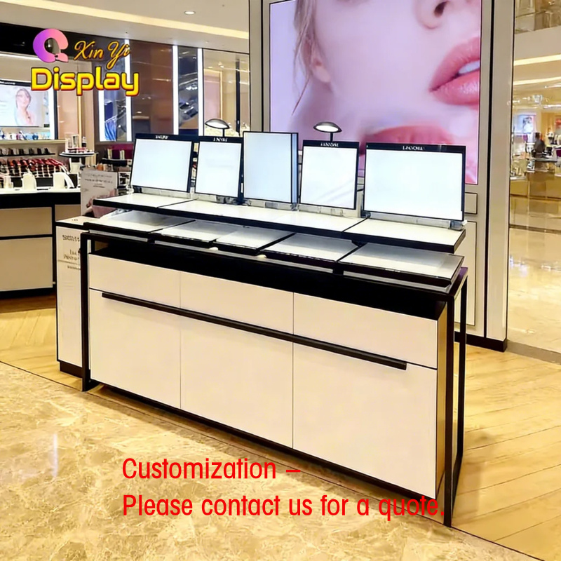 Luxury Skincare Shop - custom.Luxury Skincare Display Furniture MDF LED