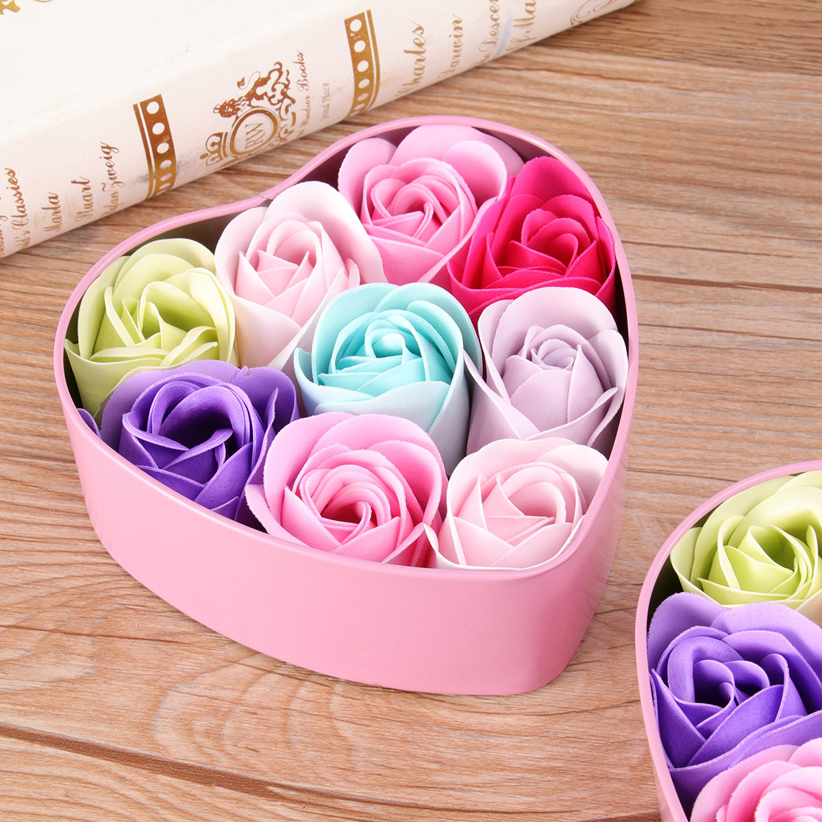 Rose Soap Flower Soap Set in E - Luxury Rose Skincare review and price