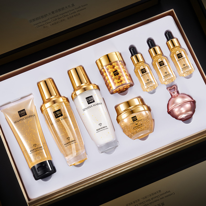 Women 24K Gold Skin Care Set 9 - Luxury Skincare Set For Women review and price