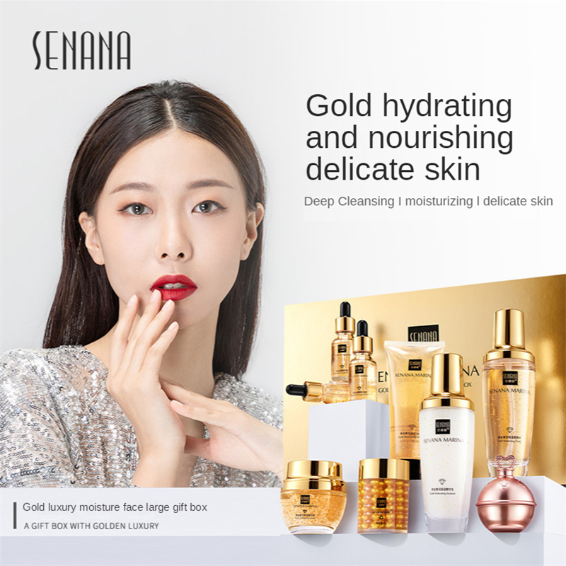 Women 24K Gold Skin Care Set 9 - Luxury Skincare Set For Women review and price