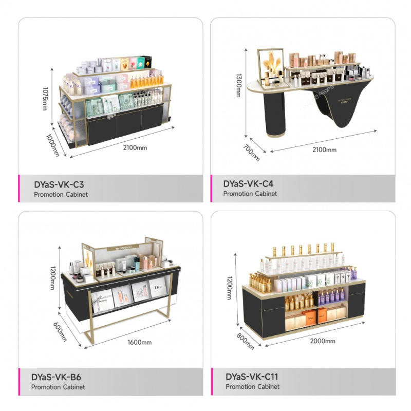 custom.Custom Cosmetic Display - Luxury Skincare Shop review and price