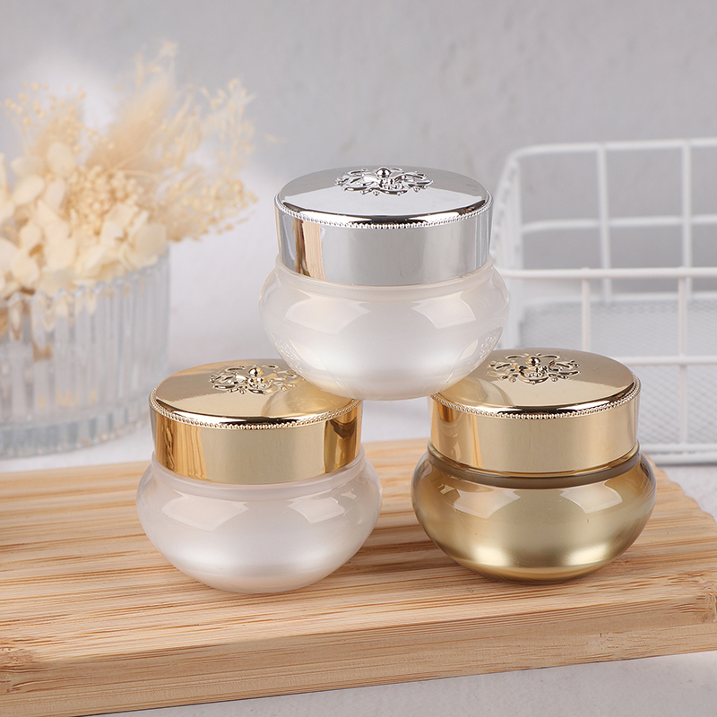 Acrylic Empty Travel Cream Jar - Luxury Skincare Makeup review and price