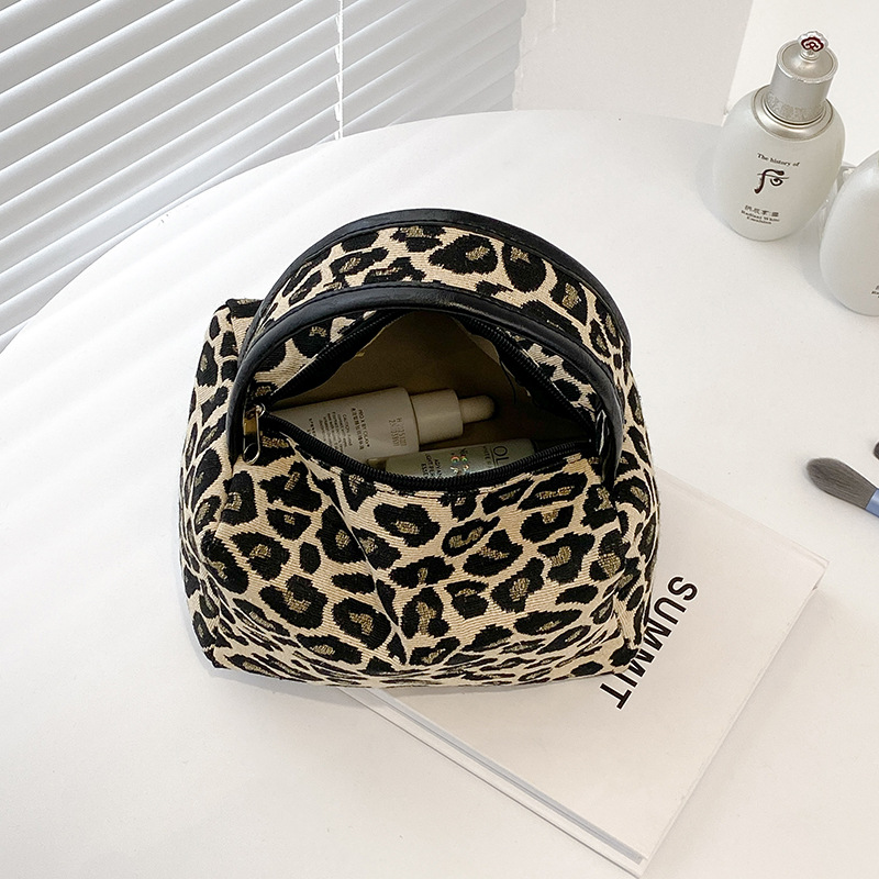 Leopard Makeup Bag Luxury  Lar - Luxury Skincare Makeup review and price